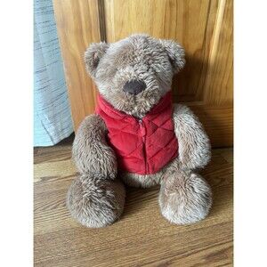 Gund Lord And Taylor Brown Bear Plush Stuffed Animal Teddy Vintage 2005